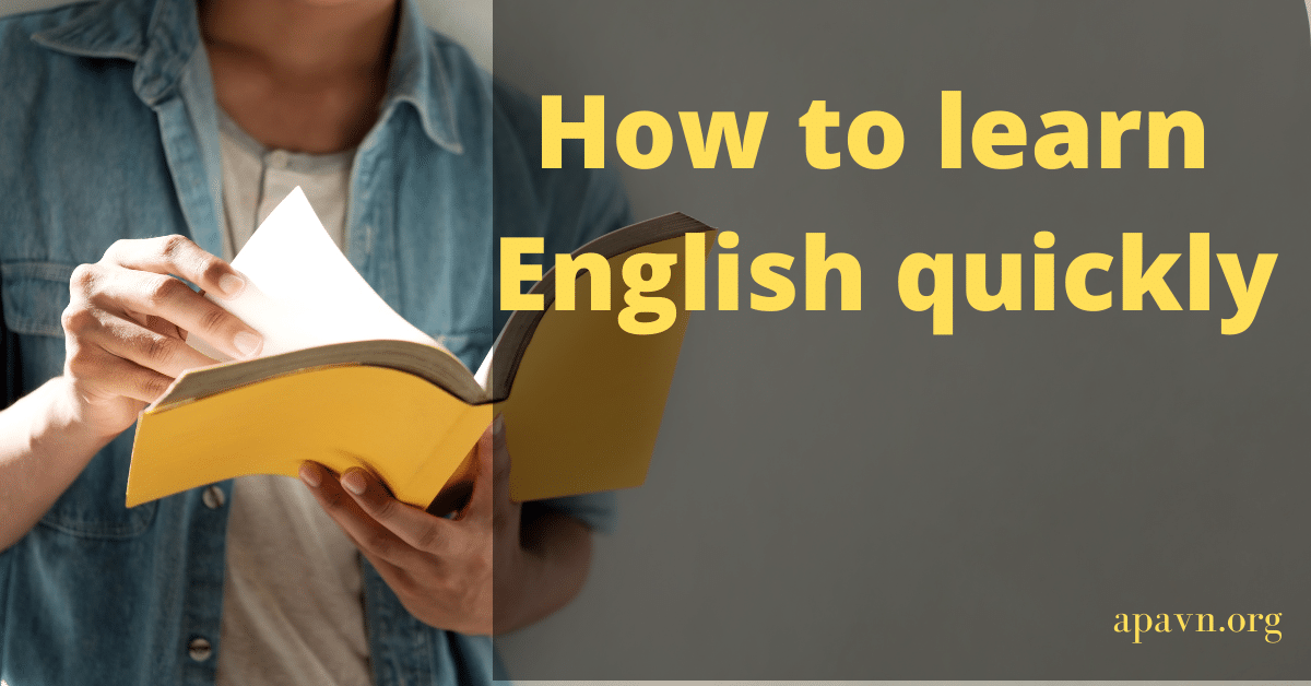 How to learn English